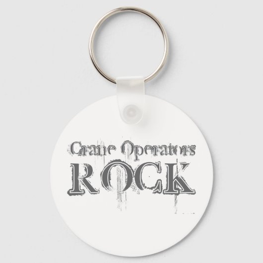 Crane Operators Rock Sleutelhanger (Voorkant)