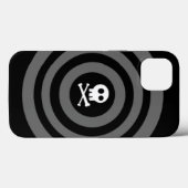 ~ Crâne + os croisés ~ coque iphone OtterBox (Verso (horizontal))