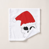 Crâne Père Noël (Gant de toilette)