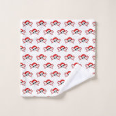Crâne Père Noël mignon avec Sucres de canne (Gant de toilette)