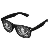 Crâne pirate et lunettes croisées (Angulaire)