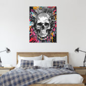 Crâne pirate - toile crâne colorée Imprimer (Insitu(Chambre))