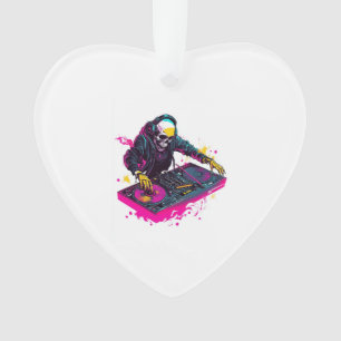 Crâne Rave � Squelette de fête EDM DJ