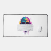 Crâne Rebelle Graffiti (Clavier et souris)