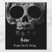 Crâne rose, Vignoble sur mesure Étiquettes de vin (Étiquettes simples)