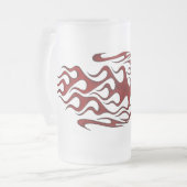 Crâne rouge dans la tasse de flammes (Devant gauche)