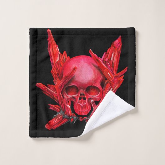 Crâne Ruby GEM (Gant de toilette)