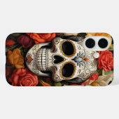 Crâne sucre Floral iPhone / coque ipad (Verso (horizontal))