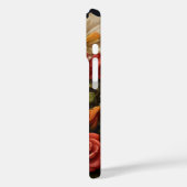 Crâne sucre Floral iPhone / coque ipad (Verso / Gauche)