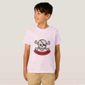 Crâne - T-shirt de base pour enfants (Devant entier)