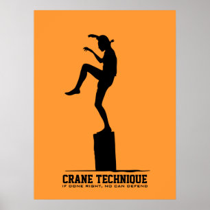 Crane Technique - Als het juist gedaan wordt, kan  Poster