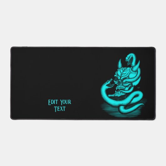 Crâne - Tête diabolique avec serpent (Recto)