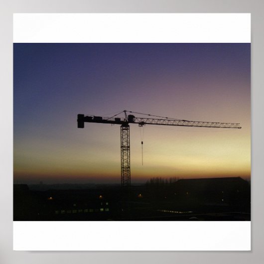 Crane tijdens poster (Voorkant)