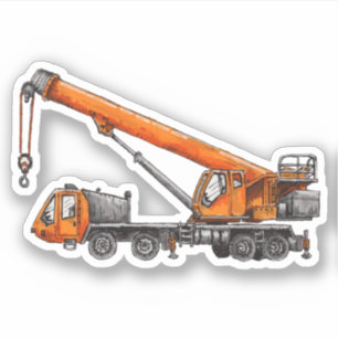 Crane Truck Sticker