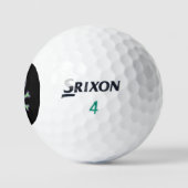 Crâne vert noir Srixon Soft Fee balles de golf 3 p (Logo)