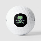 Crâne vert noir Srixon Soft Feel balles de golf 12 (Recto)
