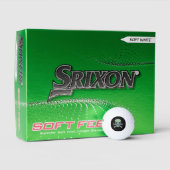 Crâne vert noir Srixon Soft Feel balles de golf 12 (Conditionnement)