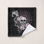 Crâne vintage (Gant de toilette)