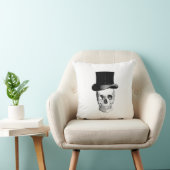 Crâne vintage avec Coussin Tophat (Chaise)