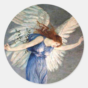 Crane's Angel of Peace Ronde Sticker