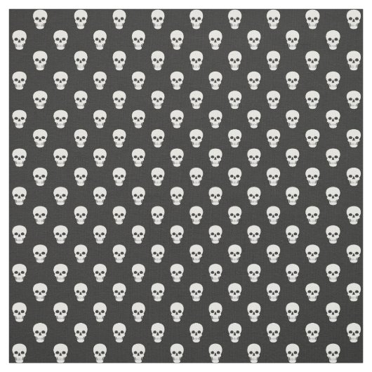 Crânes blancs sur tissu noir (Échantillon)