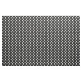 Crânes blancs sur tissu noir (Fat Quarter)