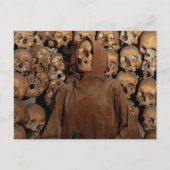 Crânes dans un ossuaire de capucins Carte postale (Devant)