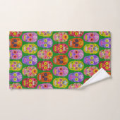 Crânes de fleurs Motif sans soudure 2018 (Serviette à main)
