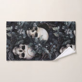 Crânes de Noël gothiques (Serviette à main)