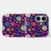 Crânes de sucre mexicain Motif iPhone / coque ipad (Verso (horizontal))