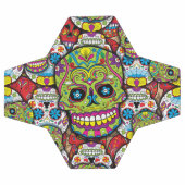Crânes de Sucre Motif (Plat)