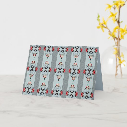 Crânes et araignées carte de voeux (Fleur jaune)