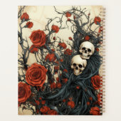 Crânes et Roses Gothiques (Dos)