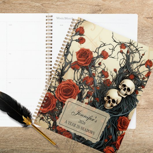 Crânes et Roses Gothiques
