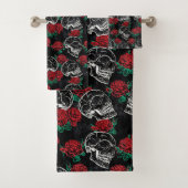 Crânes et roses rouges | Grunge gothique moderne (En situation)