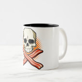 Crânes et tasse de Two_Tone de lard (Devant droit)