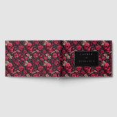 Crânes Floraux Rouges Gothiques (Complet)