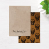 Crânes Gothique Halloween Eige Carte d'affichage (Bureau)