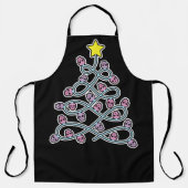 Crânes gothiques Arbre de Noël tablier #2 (Recto)