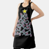 Crânes gothiques Arbre de Noël tablier #2 (Insitu)