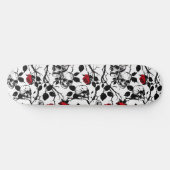 Crânes gothiques et skateboard Rose (Horz)