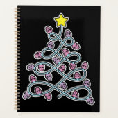Crânes gothiques Planificateur Arbre de Noël (Devant)