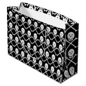 crânes heureux croisés sac cadeau (Dos Angle)