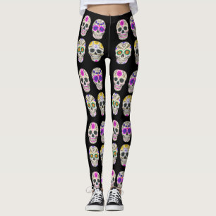 Crânes Legging de sucre