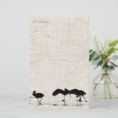 Cranes Linen Stationery Briefpapier (Staand voorkant)