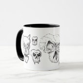 Crânes Mug (Devant gauche)
