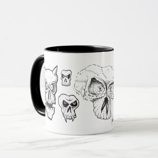 Crânes Mug (Devant gauche)