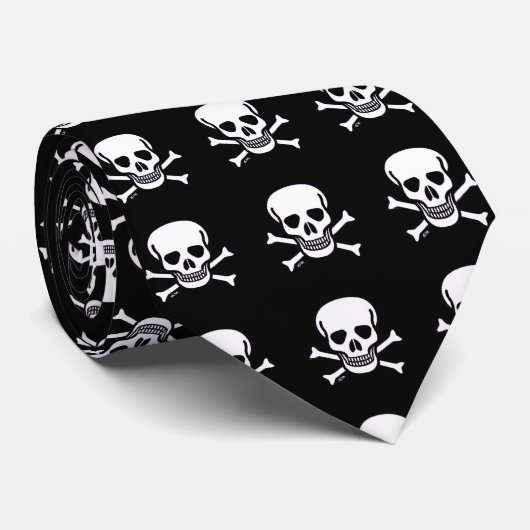 Crânes n Os cravate noire (Roulé)