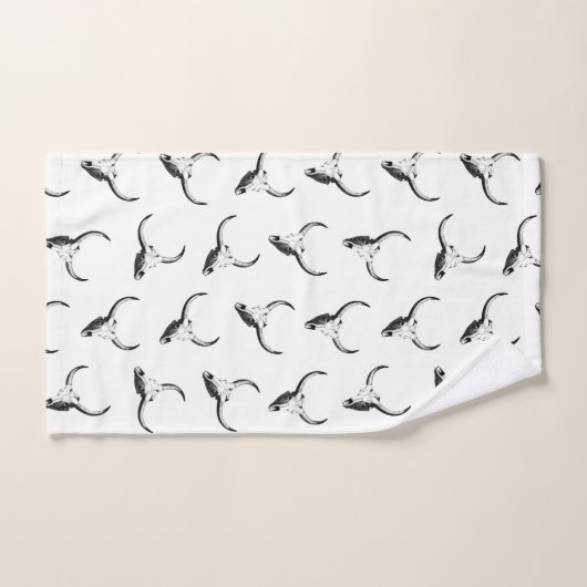 Crânes occidentaux de Taureau (Serviette à main)