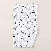 Crânes occidentaux de Taureau (Serviette à main)